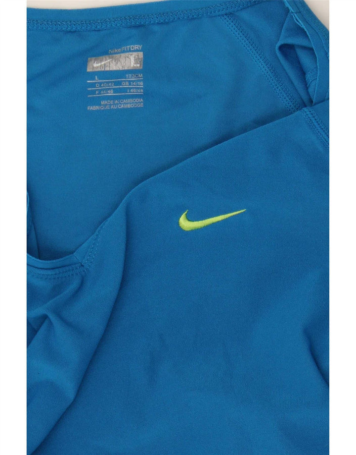 T-shirt da donna Nike Top UK 14/16 grande blu
