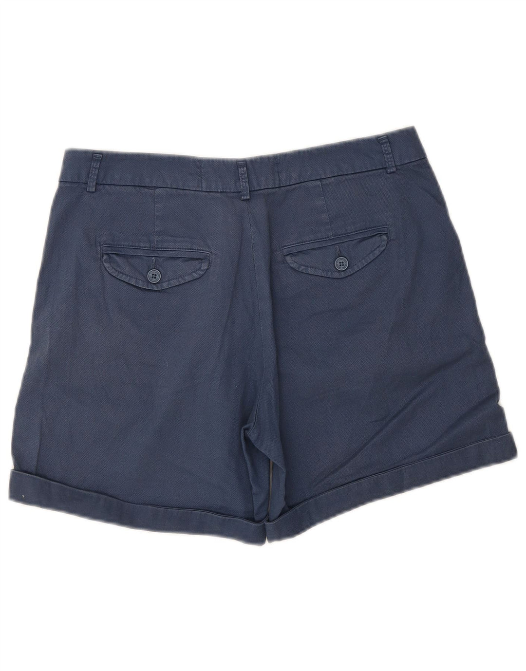 Pantaloncini chino da donna Benetton W30 medio blu navy