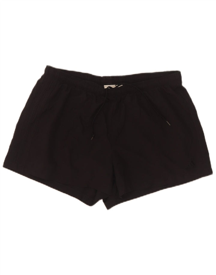 Pantaloncini sportivi Adidas Climalite da donna UK 14 Large Nero Poliestere