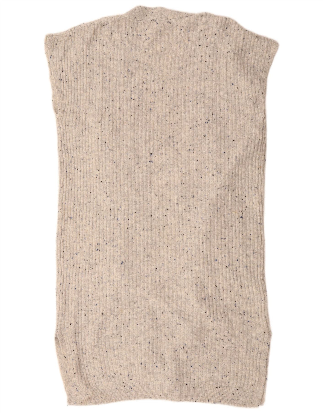 Maglione cardigan senza maniche da donna Marks & Spencer UK 14 Grigio medio