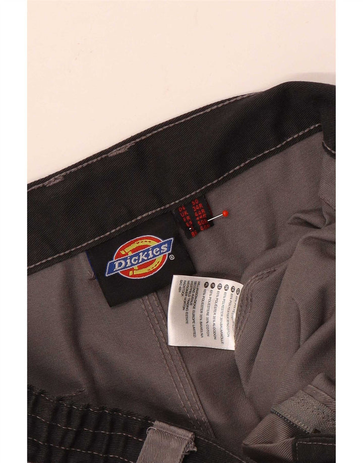 Pantaloni cargo dritti da uomo Dickies W34 L31 poliestere grigio