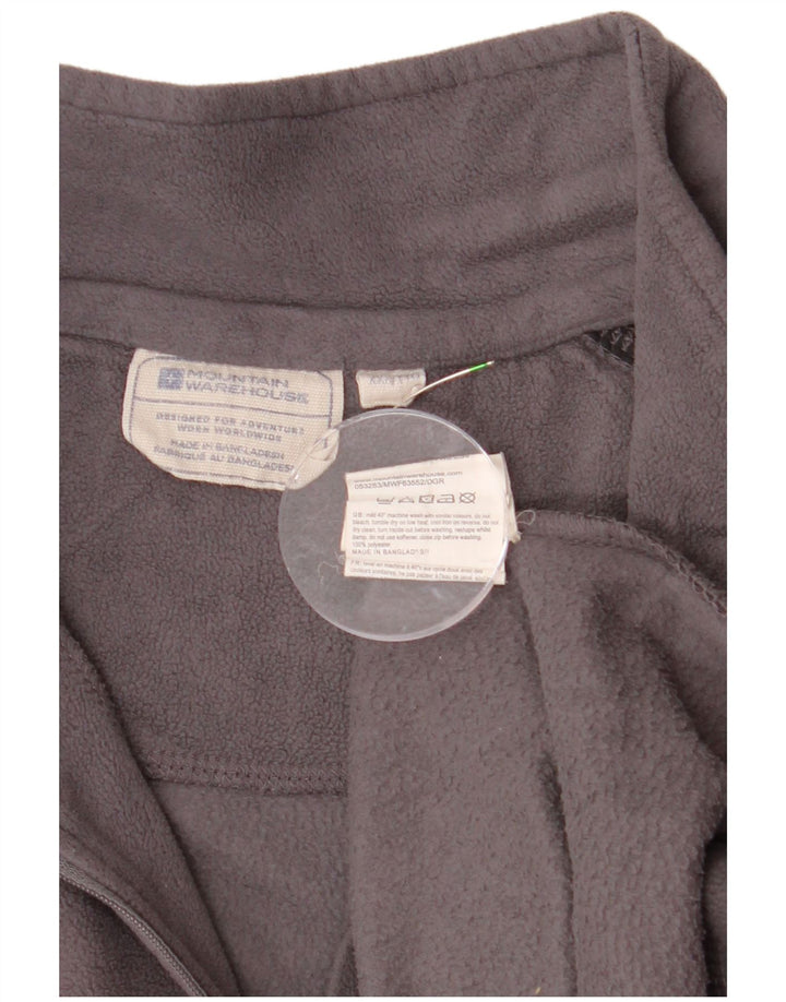 MOUNTAIN WAREHOUSE Maglione in pile da uomo con zip e collo 2XL Colore grigio