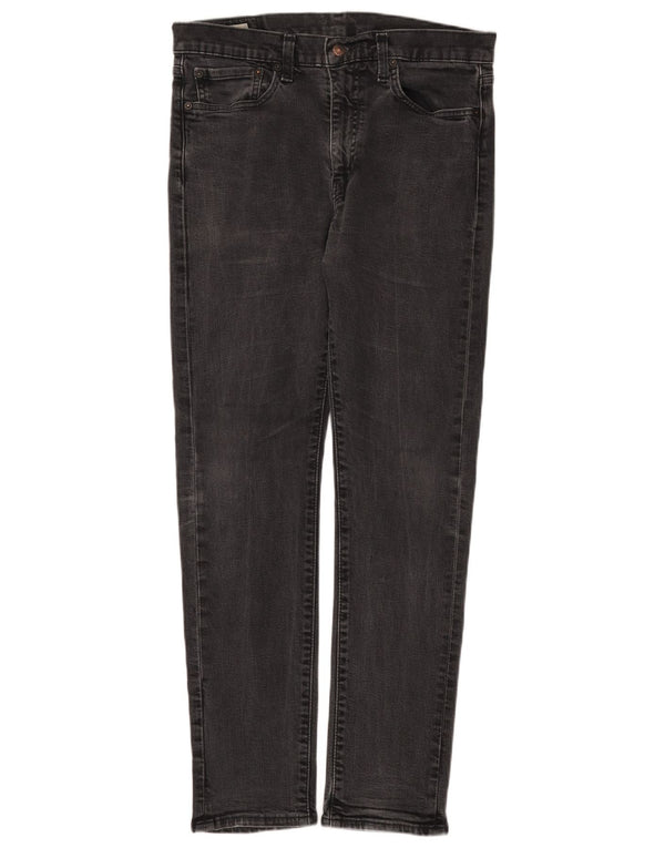 Jeans slim da uomo Levi's W34 L32 cotone grigio