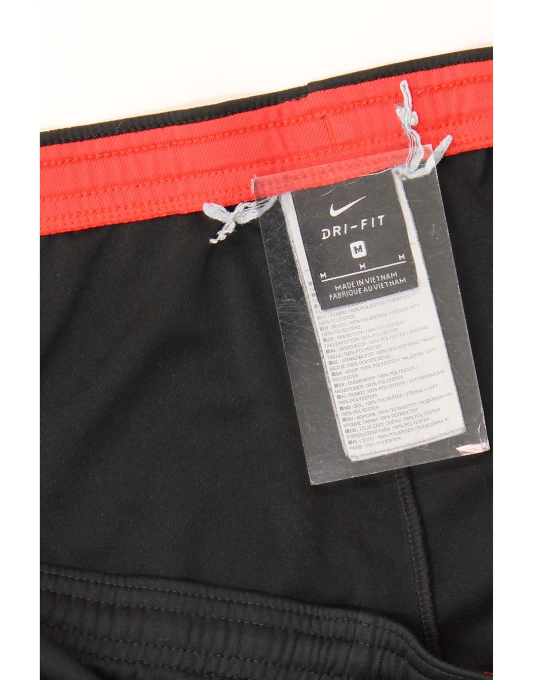Pantaloni da tuta Nike Dri Fit da uomo, poliestere color block medio nero