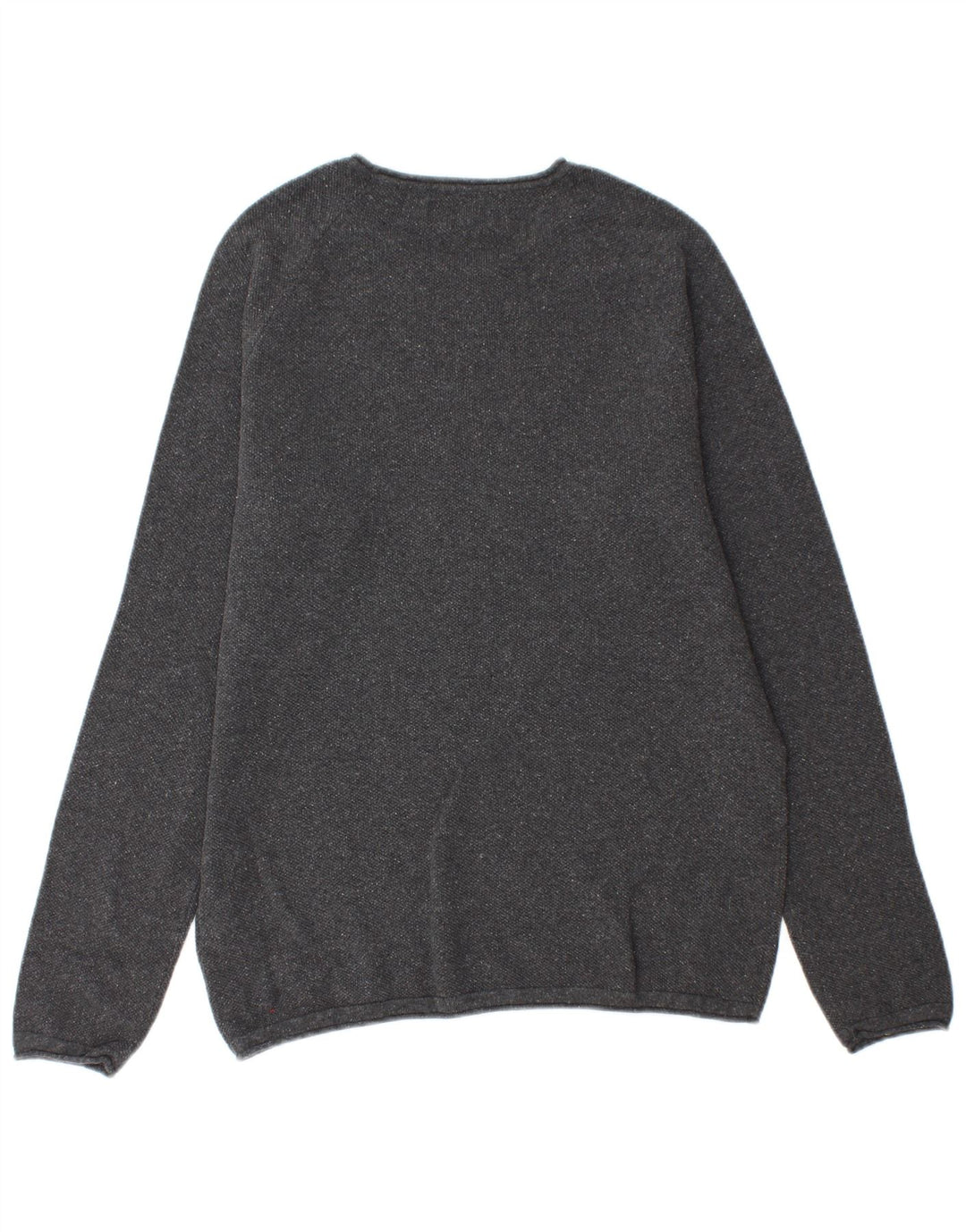 Maglione maglione girocollo da uomo Jack & Jones in cotone grigio medio