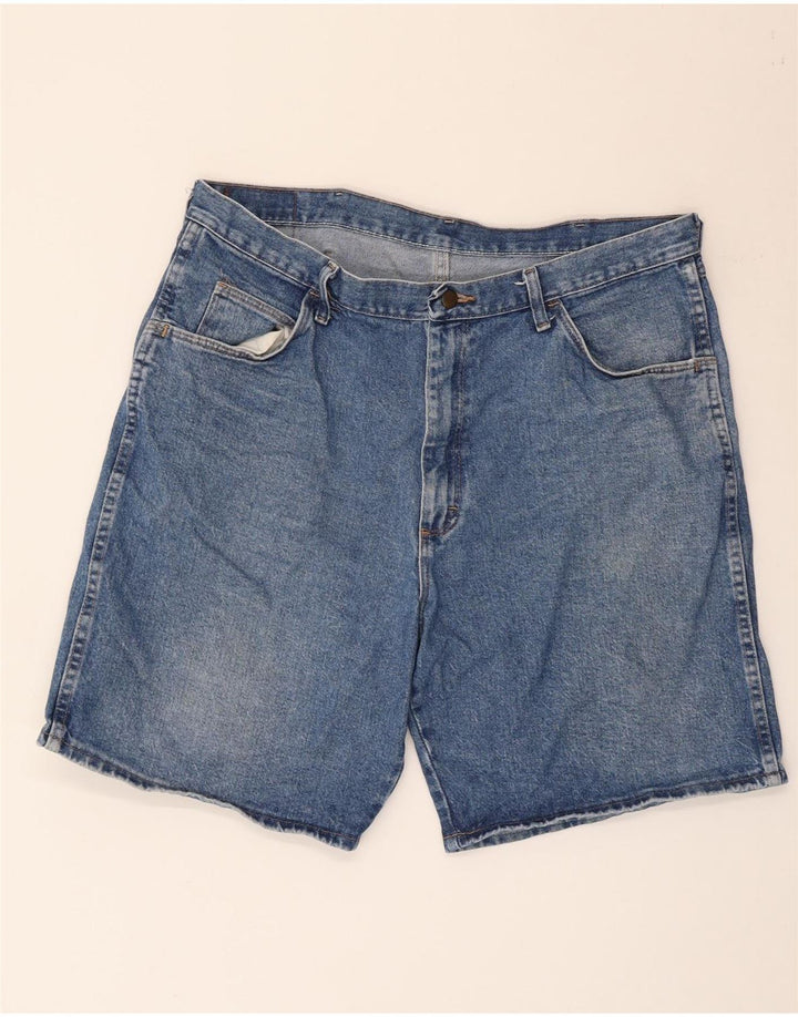 Pantaloncini di jeans da uomo WRANGLER W38 XL cotone blu