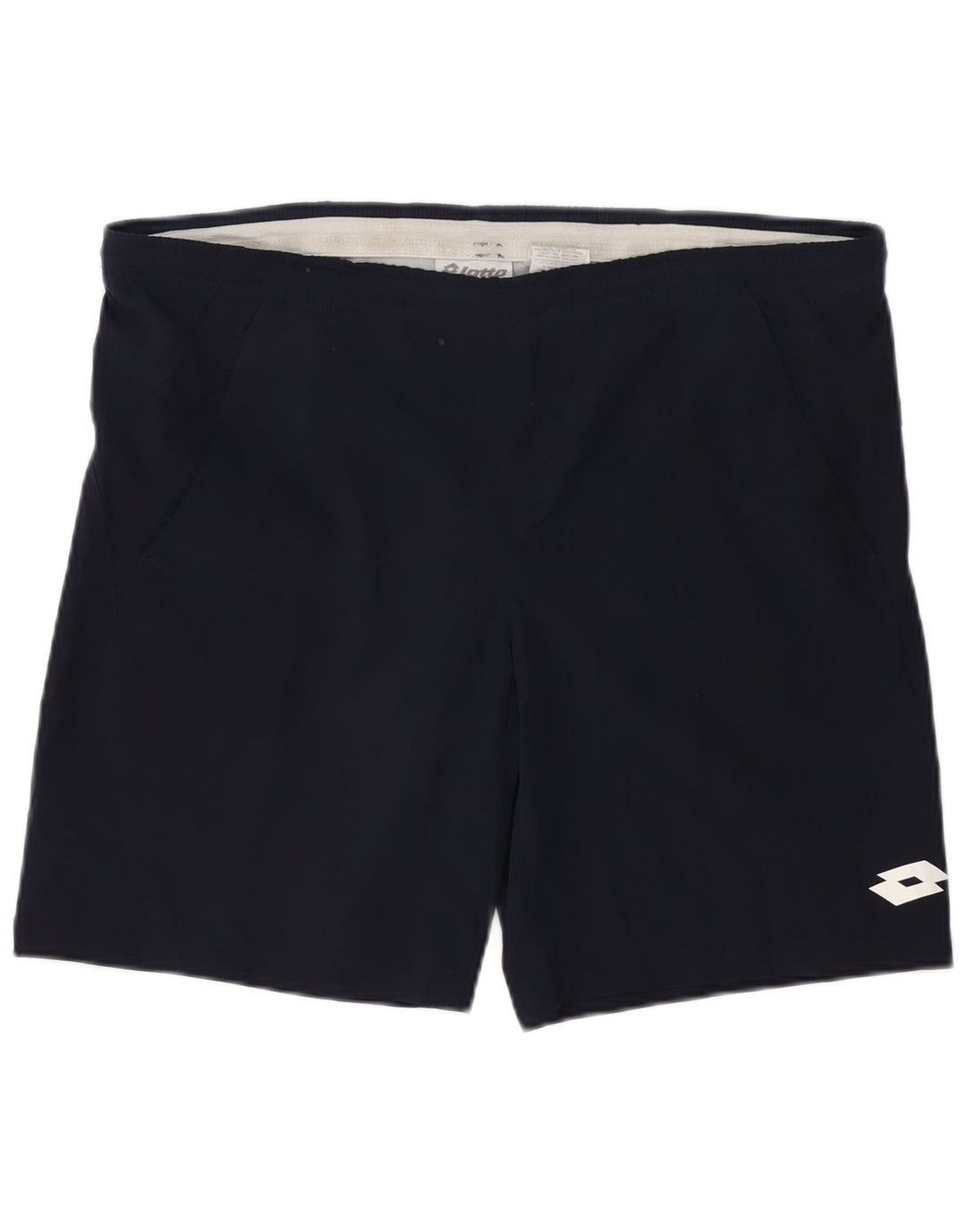Pantaloncini sportivi da uomo Lotto Large in poliestere blu navy