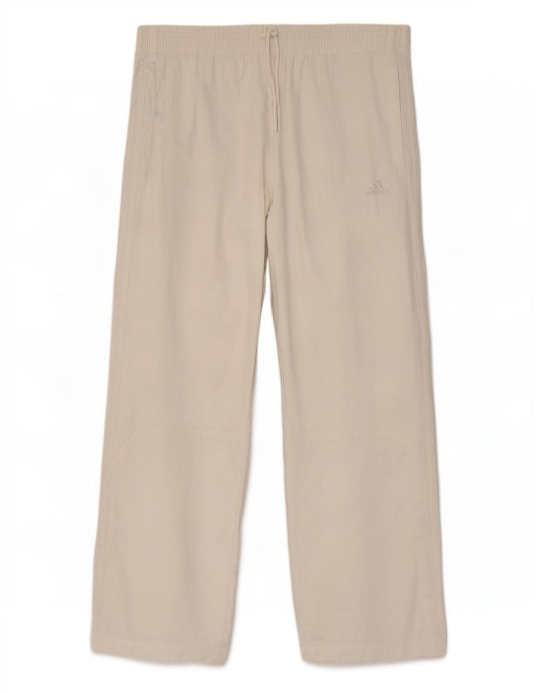 Pantaloni casual dritti da uomo Adidas medi W32 L29 lino bianco