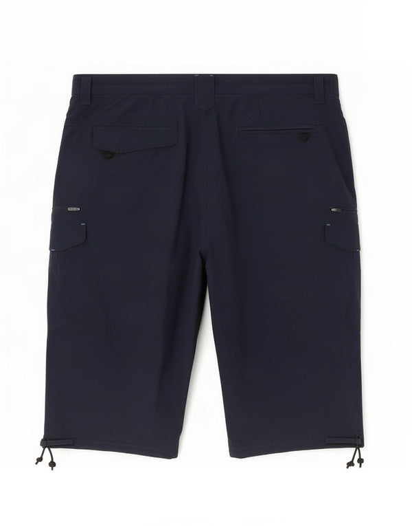 Pantaloncini cargo da uomo Marks & Spencer W40 XL cotone blu navy