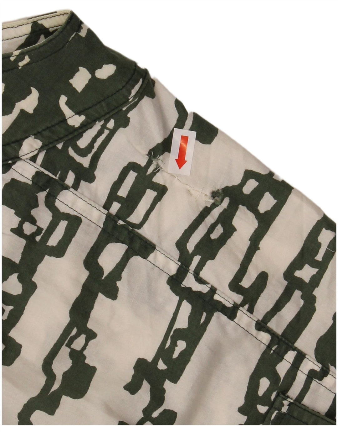 Abito camicia senza maniche da donna MARELLA UK 12 Verde medio geometrico