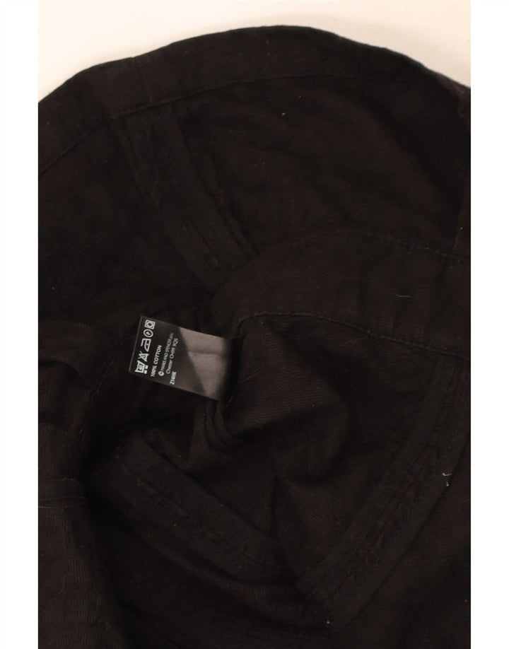 Giacca Bolero da donna Marks & Spencer con maniche a 3/4 e allacciatura frontale UK 16 grande nera