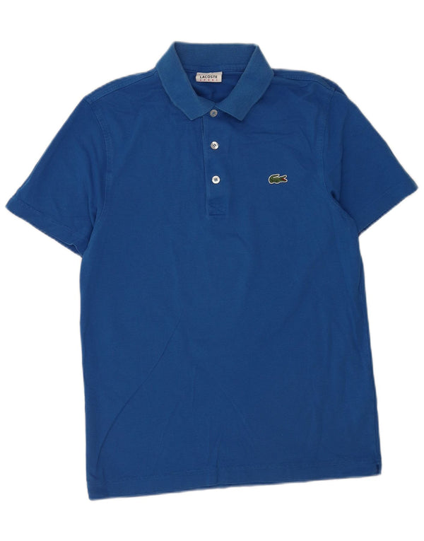 Polo da uomo Lacoste taglia 3 piccola in cotone blu