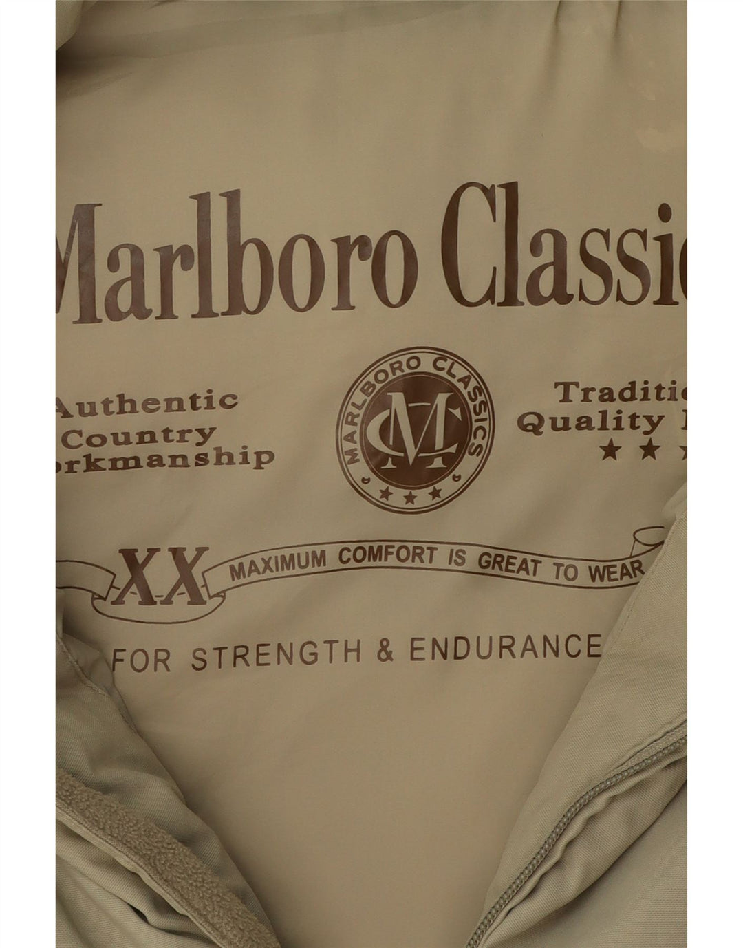 Gilet imbottito da uomo Marlboro Classics UK 44 2XL Cachi