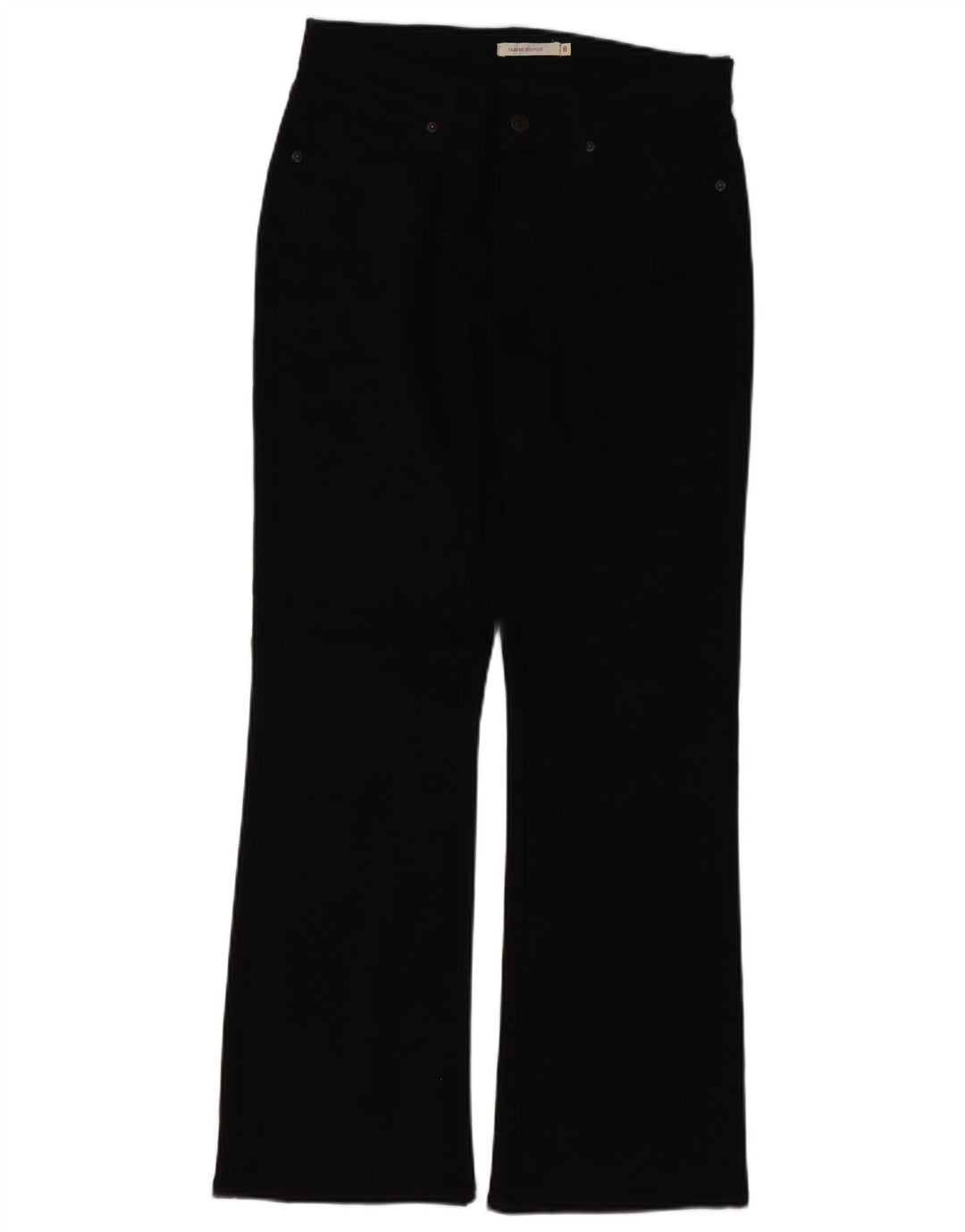 LEVI'S Jeans classici bootcut da donna US 8 medi W30 L29 cotone nero