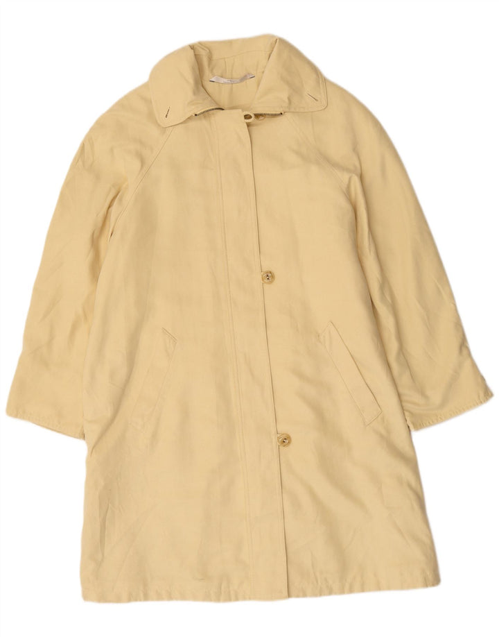 Soprabito oversize da donna Marks & Spencer UK 10 piccolo poliestere giallo