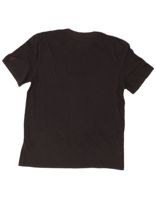 T-shirt grafica Kappa da donna Tezenis UK 14 media nera