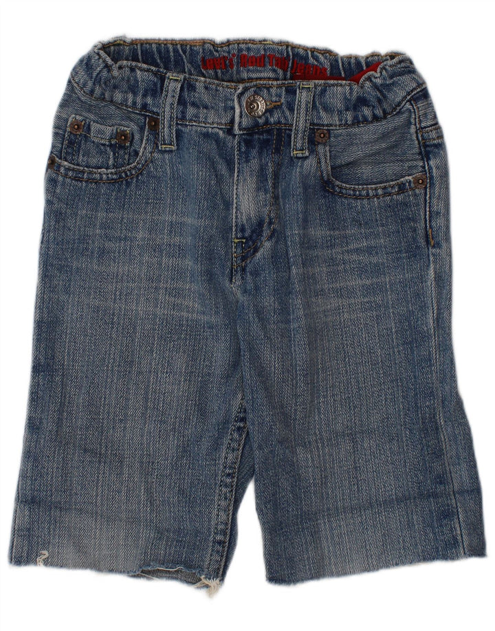 Pantaloncini di jeans Levi's per ragazzi 3-4 anni W22 in cotone blu
