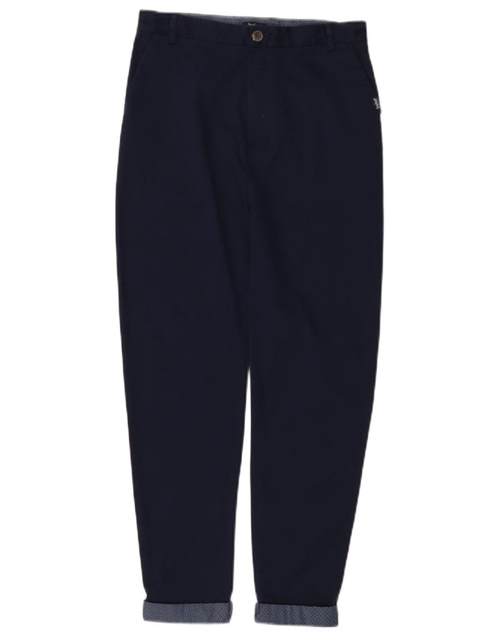 Pantaloni chino affusolati per ragazze TED BAKER 11-12 anni W26 L24 Blu navy