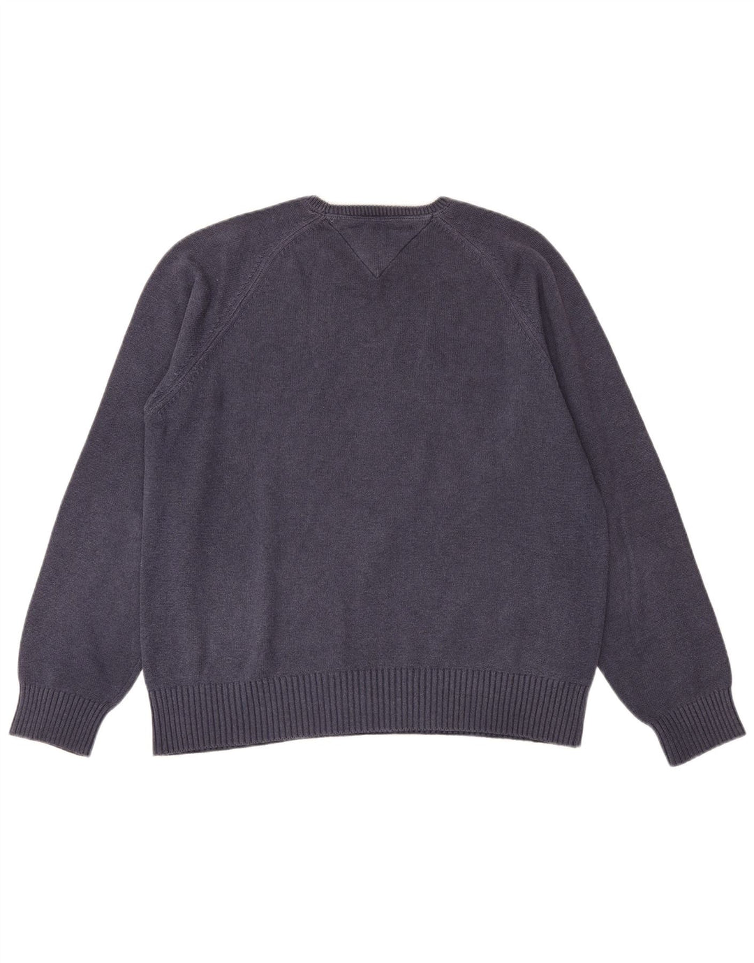 Maglione maglione girocollo da uomo Tommy Hilfiger grande blu navy classico