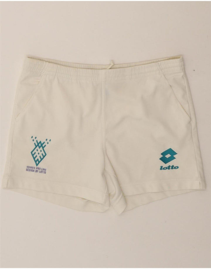 LOTTO Womens Sport Shorts UK 18 XL  White Vintage Lotto and Second-Hand Lotto from Messina Hembry 
