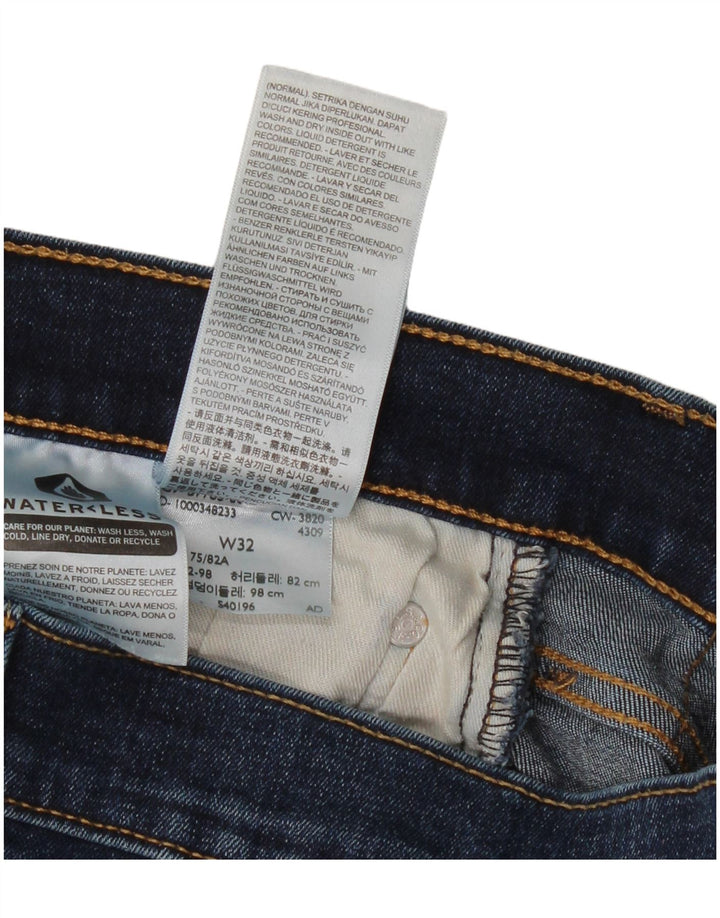 LEVI'S Mens Slim Jeans W32 L30  Blue Cotton