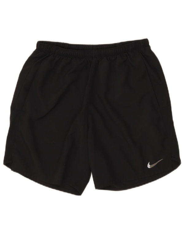 Pantaloncini sportivi da donna NIKE UK 12 medio nero poliestere