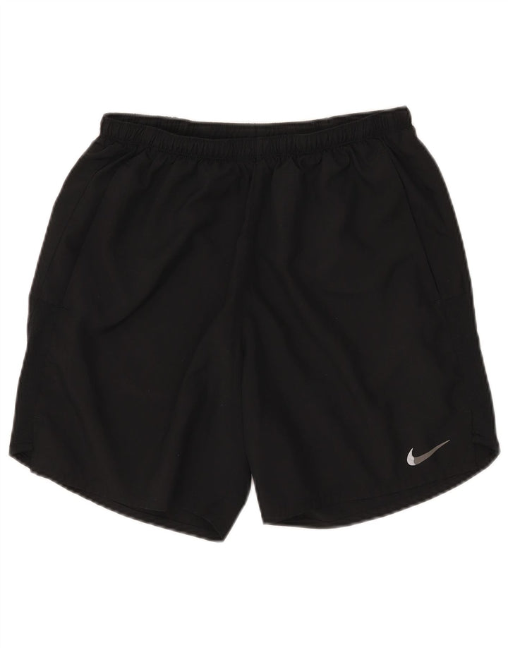 Pantaloncini sportivi da donna NIKE UK 12 medio nero poliestere