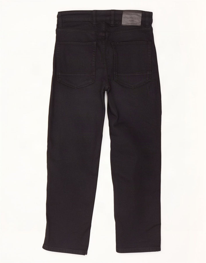 Jeans dritti da uomo Jack & Jones W34 L27 cotone nero