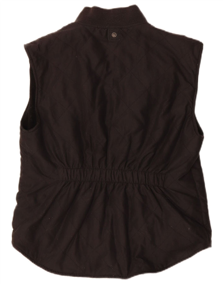 Gilet trapuntato da donna Musto UK 14 poliestere nero medio