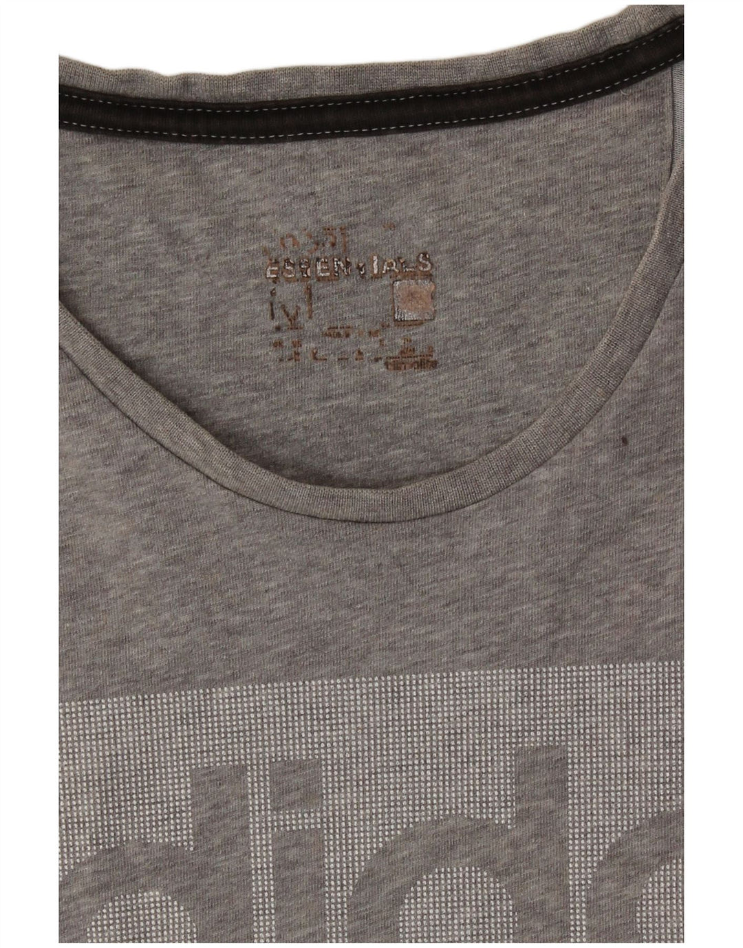 T-shirt grafica da uomo Adidas Top grigio medio color block
