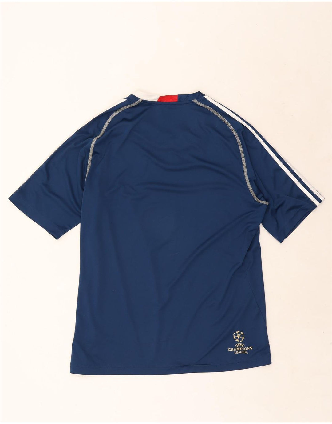 T-shirt Adidas Climalite da uomo, grande, in poliestere blu navy