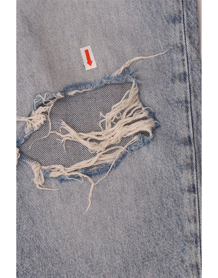 Jeans Calvin Klein da donna affusolati a vita alta affusolati W26 L28 Blu Grunge