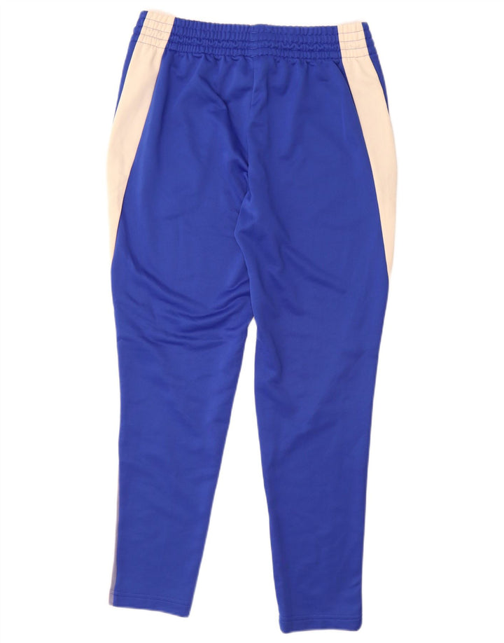 Pantaloni da tuta da donna Adidas UK 12/14 Poliestere color block blu medio