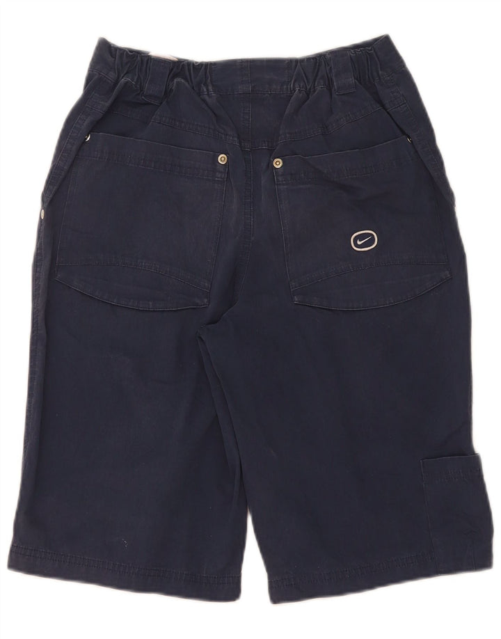 Bermuda Nike Ragazzo 10-11 Anni Medio W24 Blu Navy Cotone