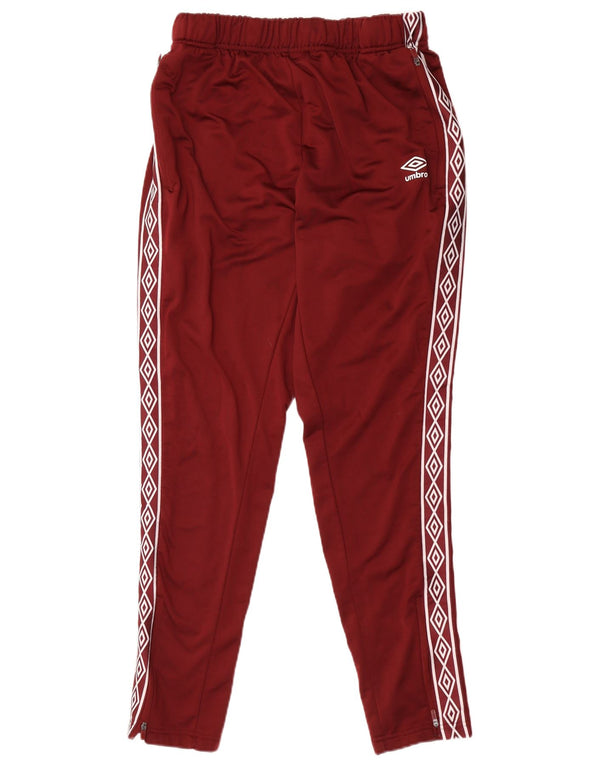 Pantaloni da tuta con grafica Umbro da uomo, grandi, in poliestere marrone