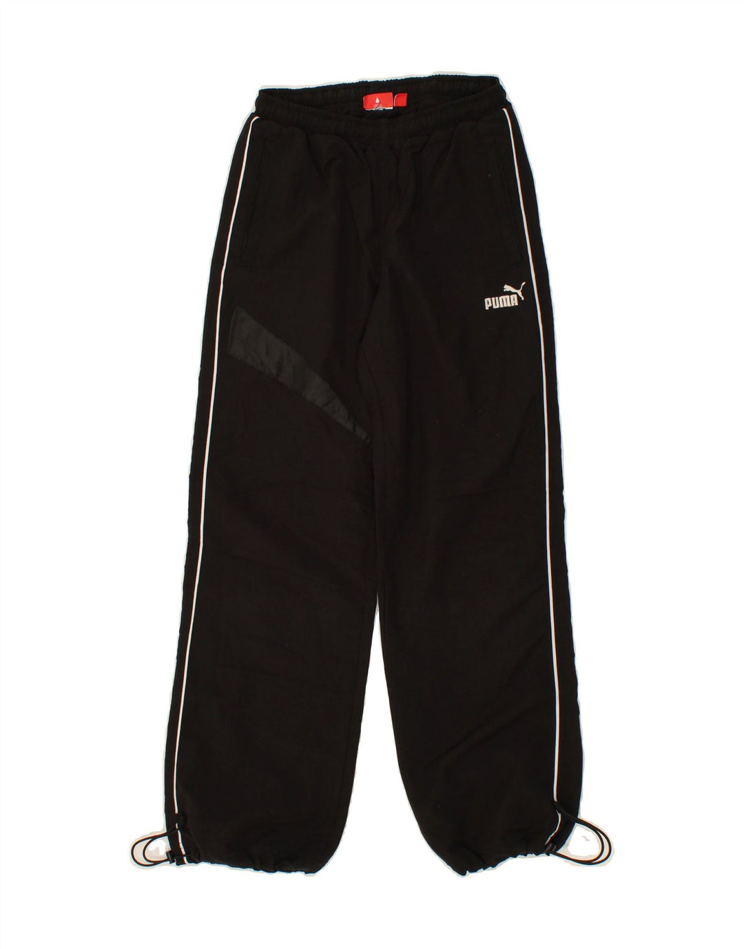PUMA Boys Tracksuit Trousers 11-12 Years Large  Black Vintage Puma and Second-Hand Puma from Messina Hembry 