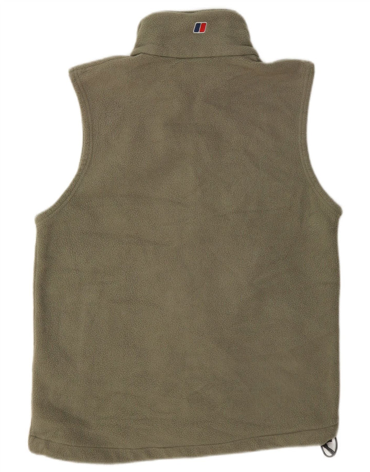 Gilet in pile da donna Berghaus UK 14 medio poliestere kaki