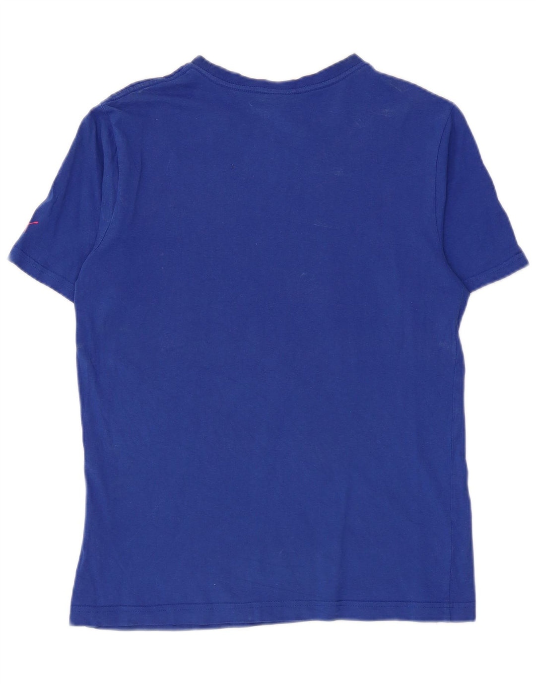 T-shirt grafica da uomo Puma Top Small in cotone blu