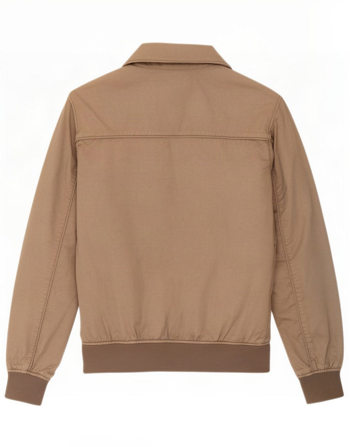 Giubbotto bomber vintage da uomo UK 38 in cotone marrone medio