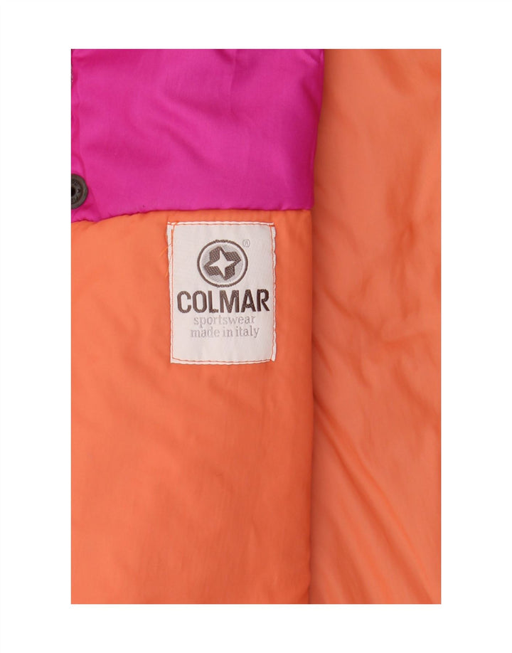Gilet imbottito da sci da uomo con grafica Colmar UK 36 piccolo multicolore a blocchi di colore