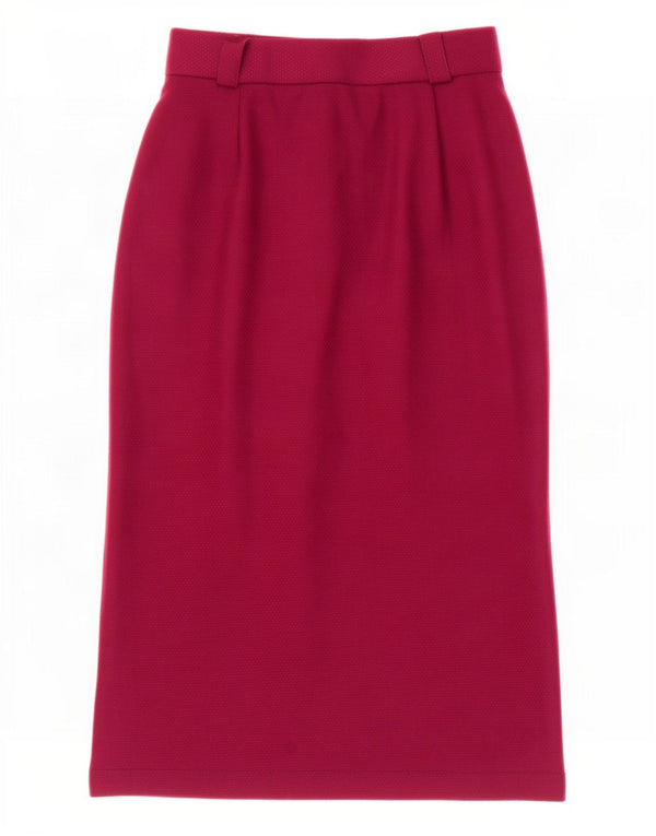 Gonna lunga da donna vintage piccola W24 Borgogna