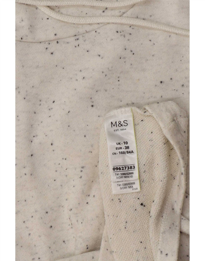 Felpa da donna Marks & Spencer Jumper UK 10 Small Off White Flecked
