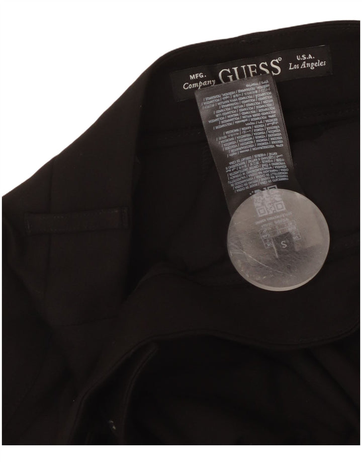 Pantaloni chino slim da donna Guess piccoli W30 L29 viscosa nera