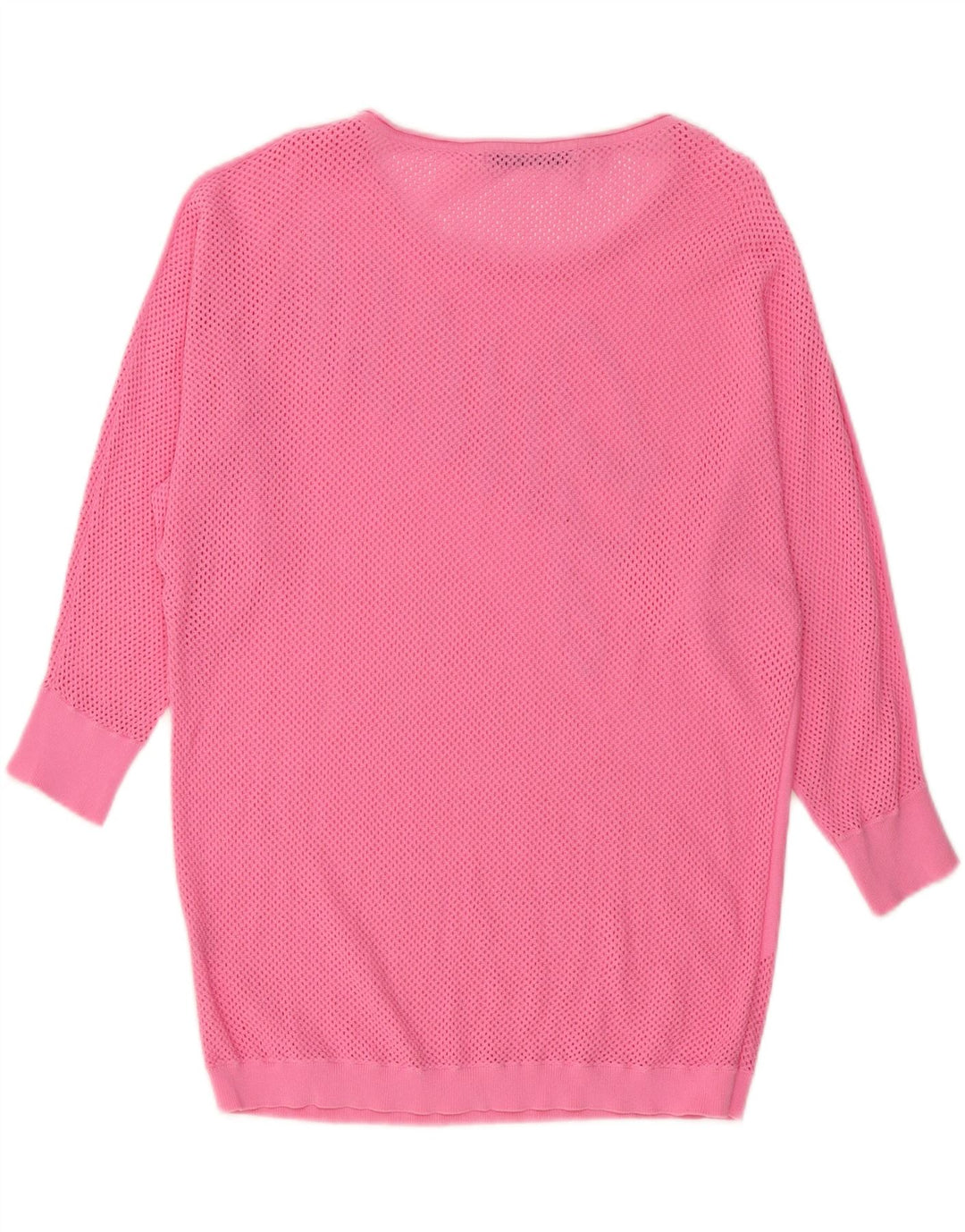 GUESS Abito maglione in felpa grafica da donna UK 18 XL Rosa