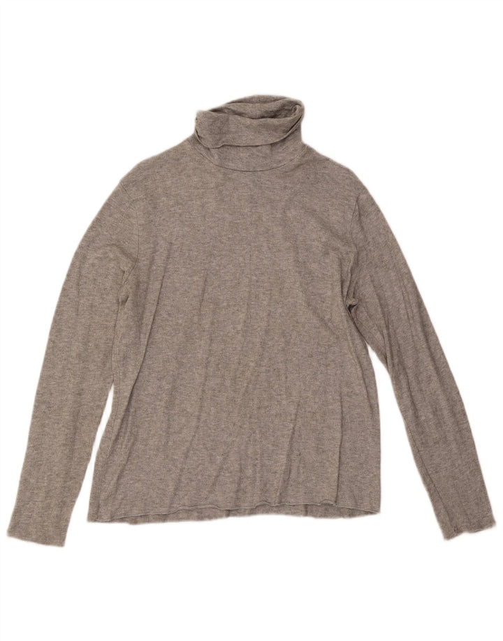 Top Zara da donna a maniche lunghe UK 18 XL Grigio
