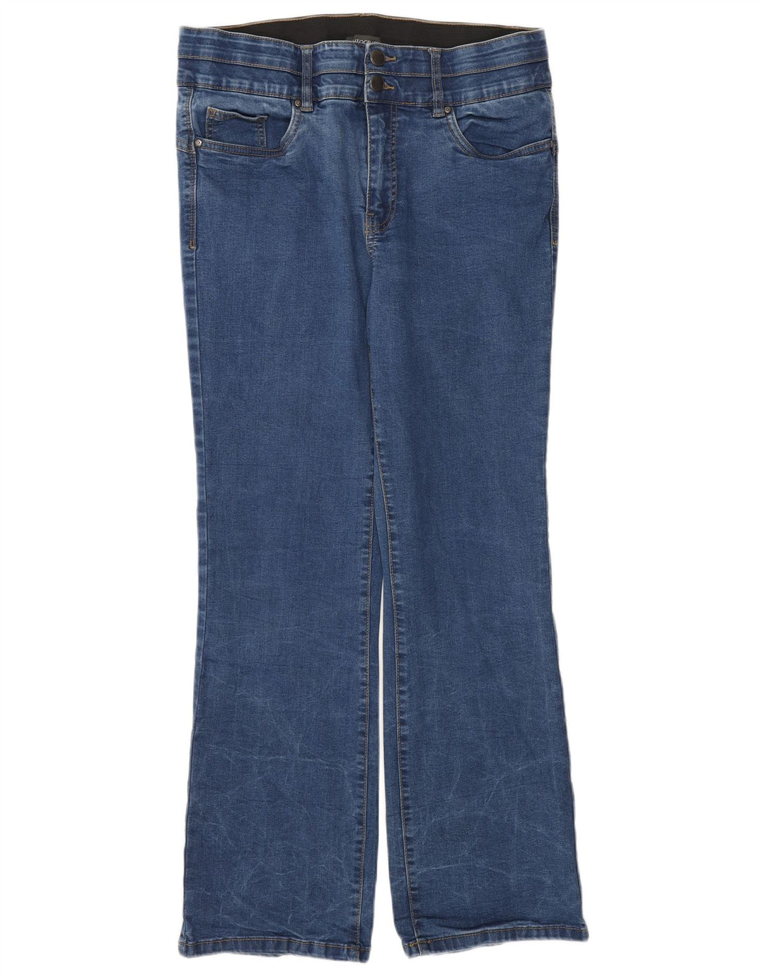 Jeans bootcut autografi da donna Marks & Spencer UK 14 grandi W32 L29 blu