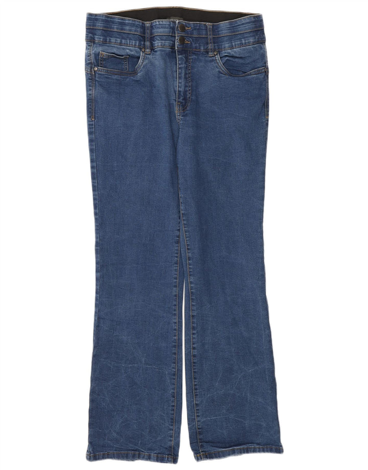 Jeans bootcut autografi da donna Marks & Spencer UK 14 grandi W32 L29 blu