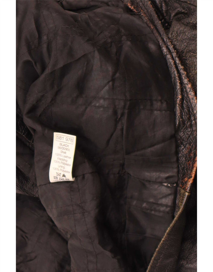 Giacca in pelle da uomo M&Co UK 36 piccola marrone