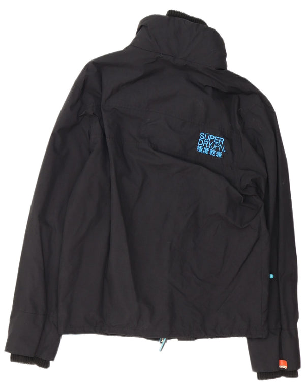 Giacca a vento da uomo Superdry The Windcheater UK 40 Large in nylon nero