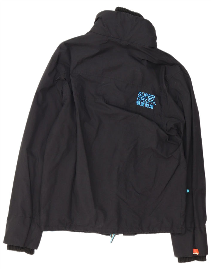 Giacca a vento da uomo Superdry The Windcheater UK 40 Large in nylon nero